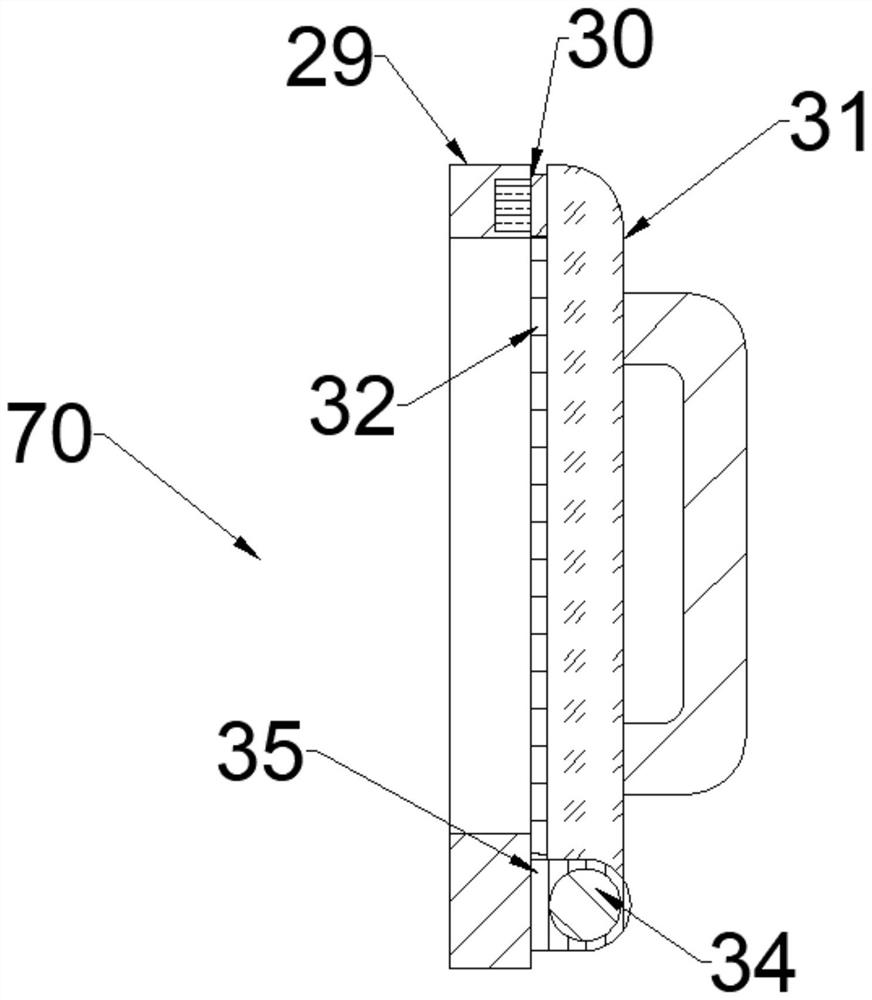 Efficient dust removal device for building construction protection