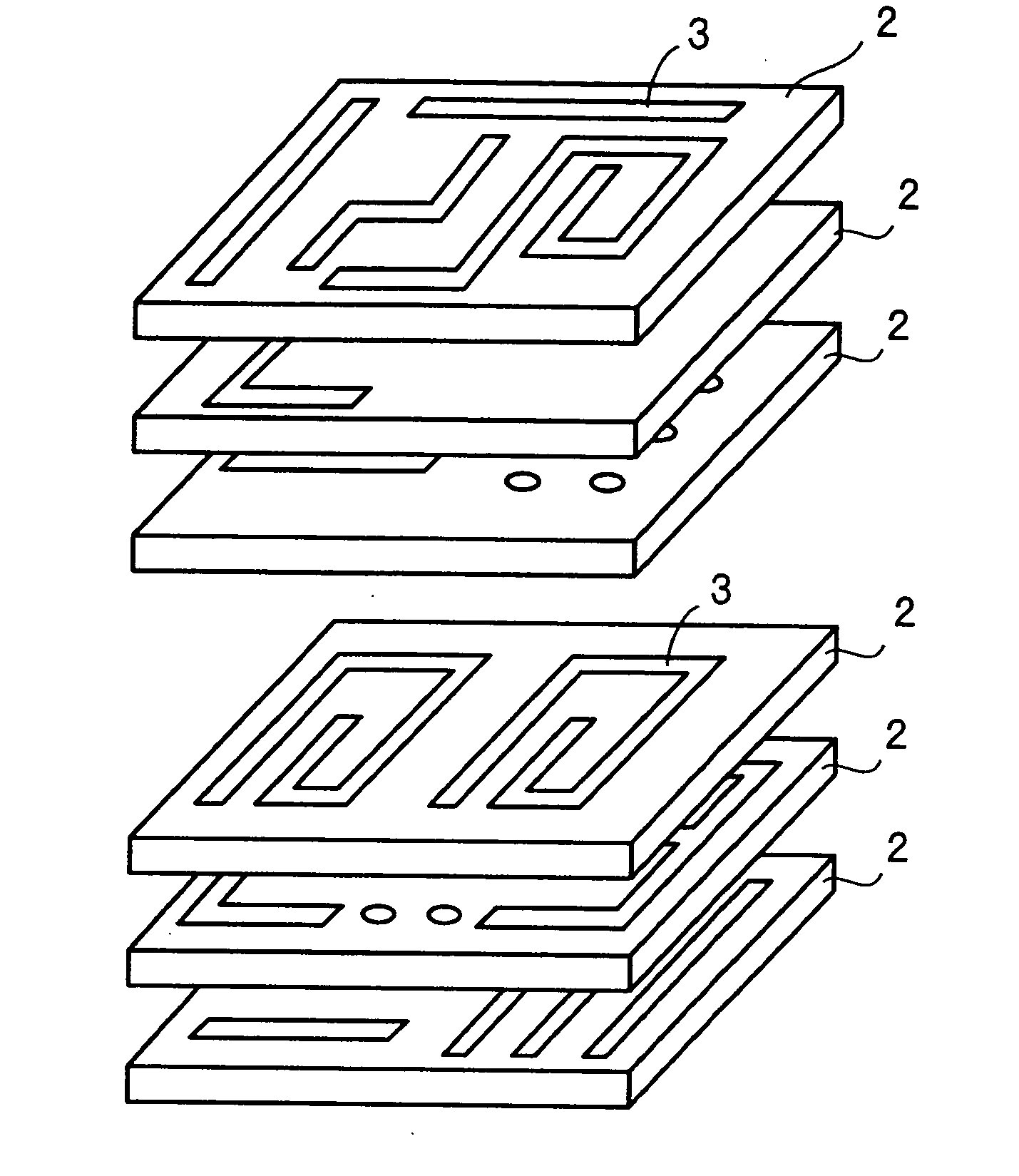 Multilayer ceramic substrate and method for manufacture thereof