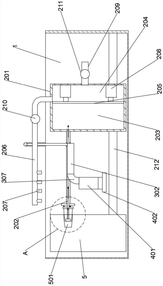 Automatic material taking device for injection mold