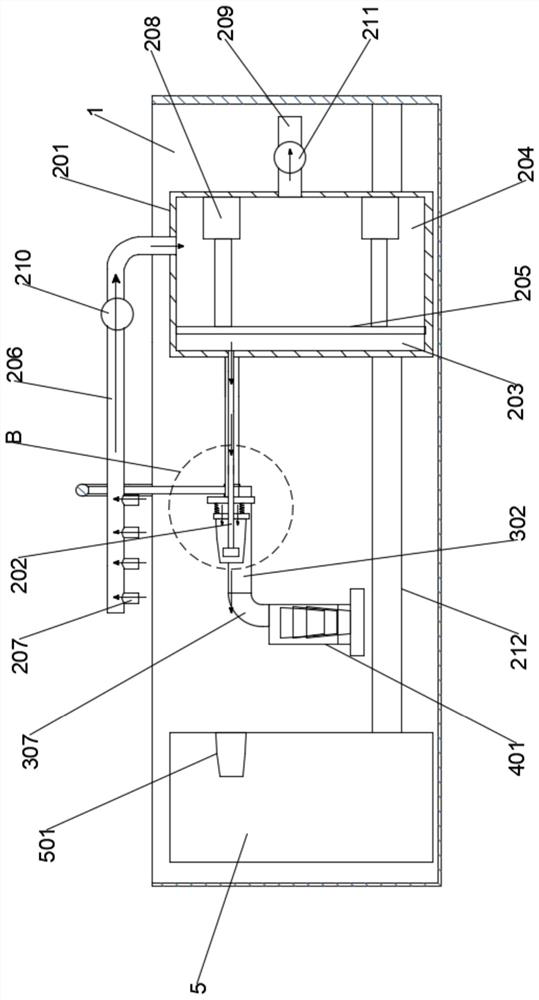 Automatic material taking device for injection mold