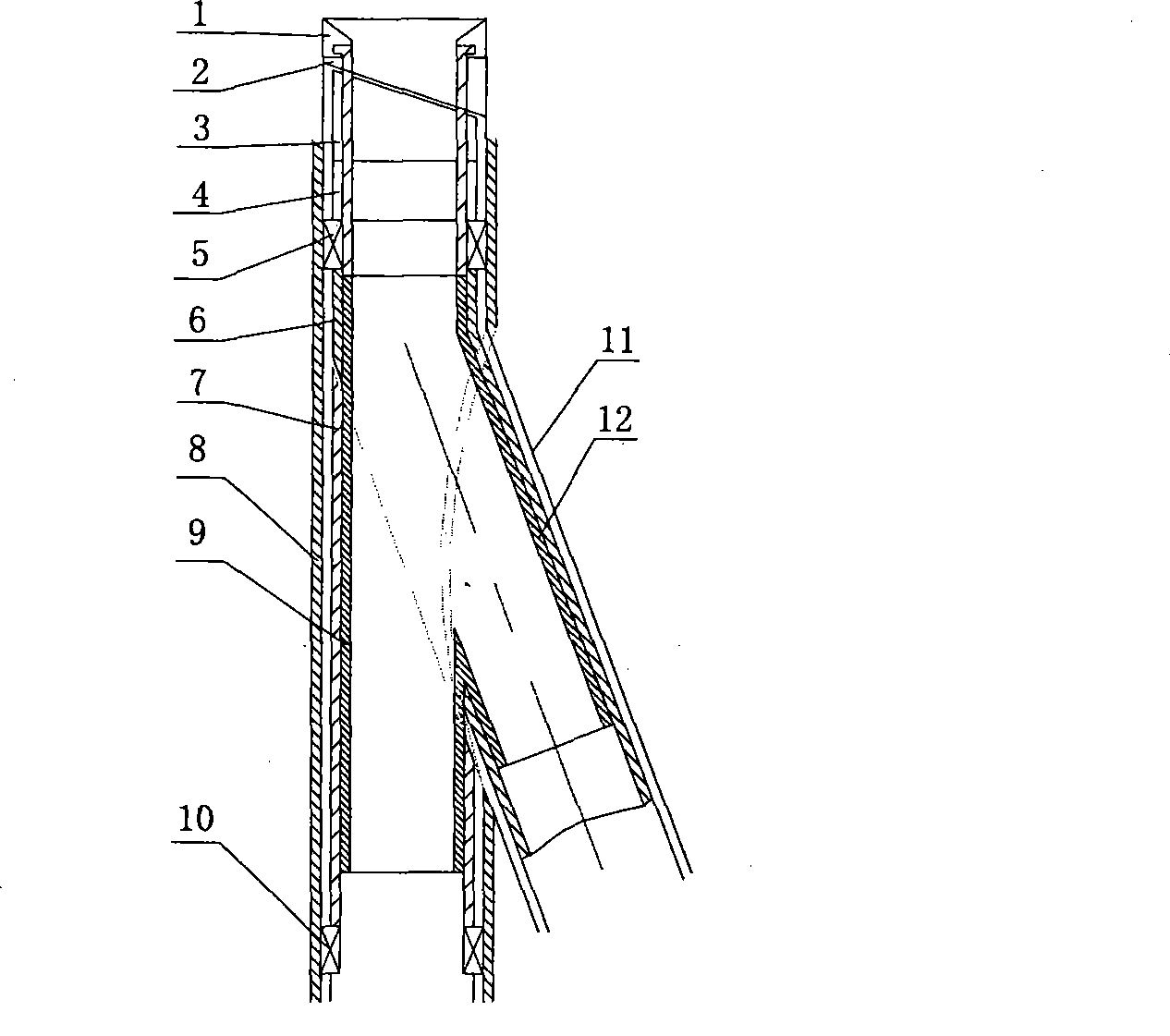 Method for implementing branch well window seal by using metal expansion tube