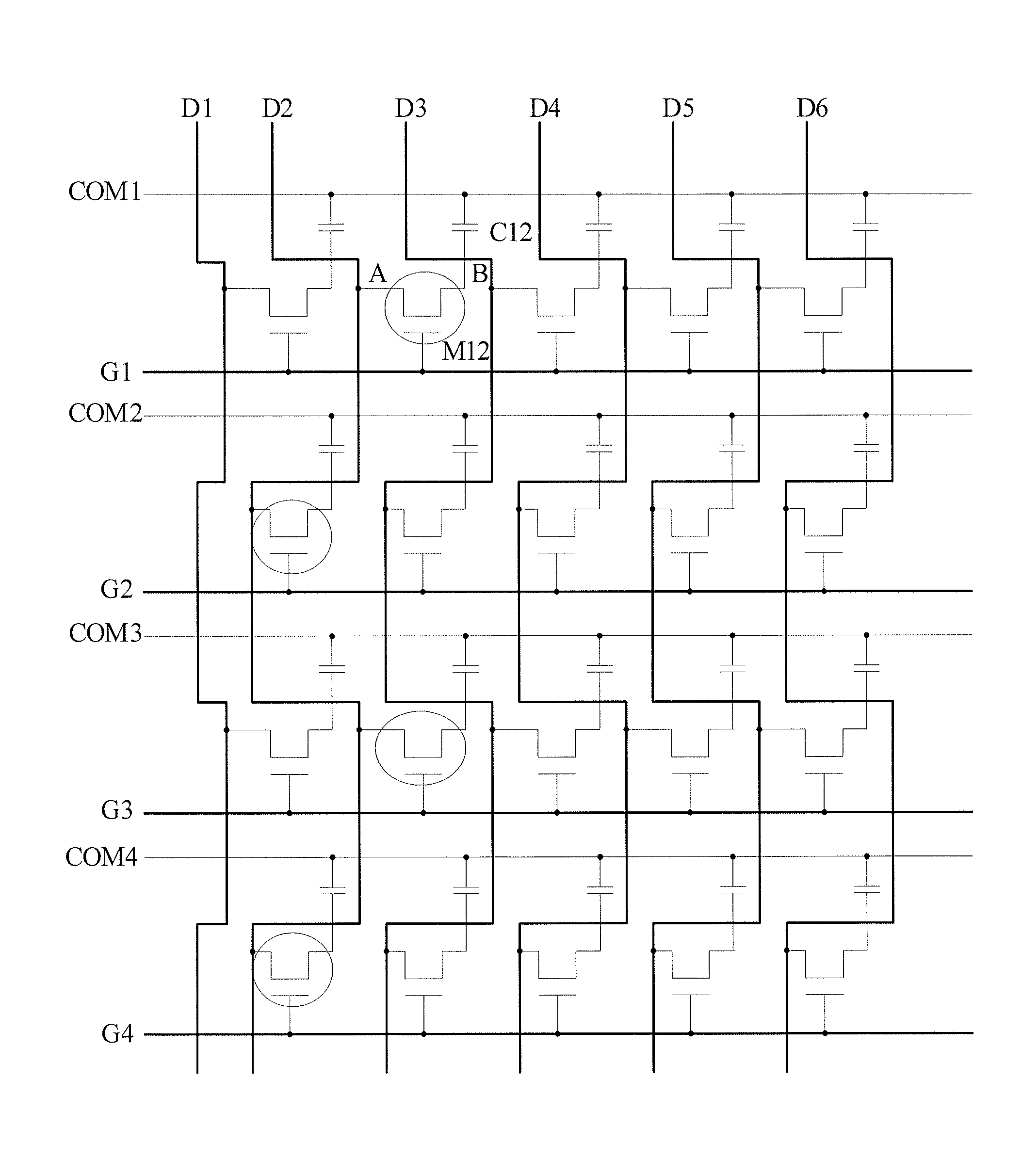 Pixel array and liquid crystal display device