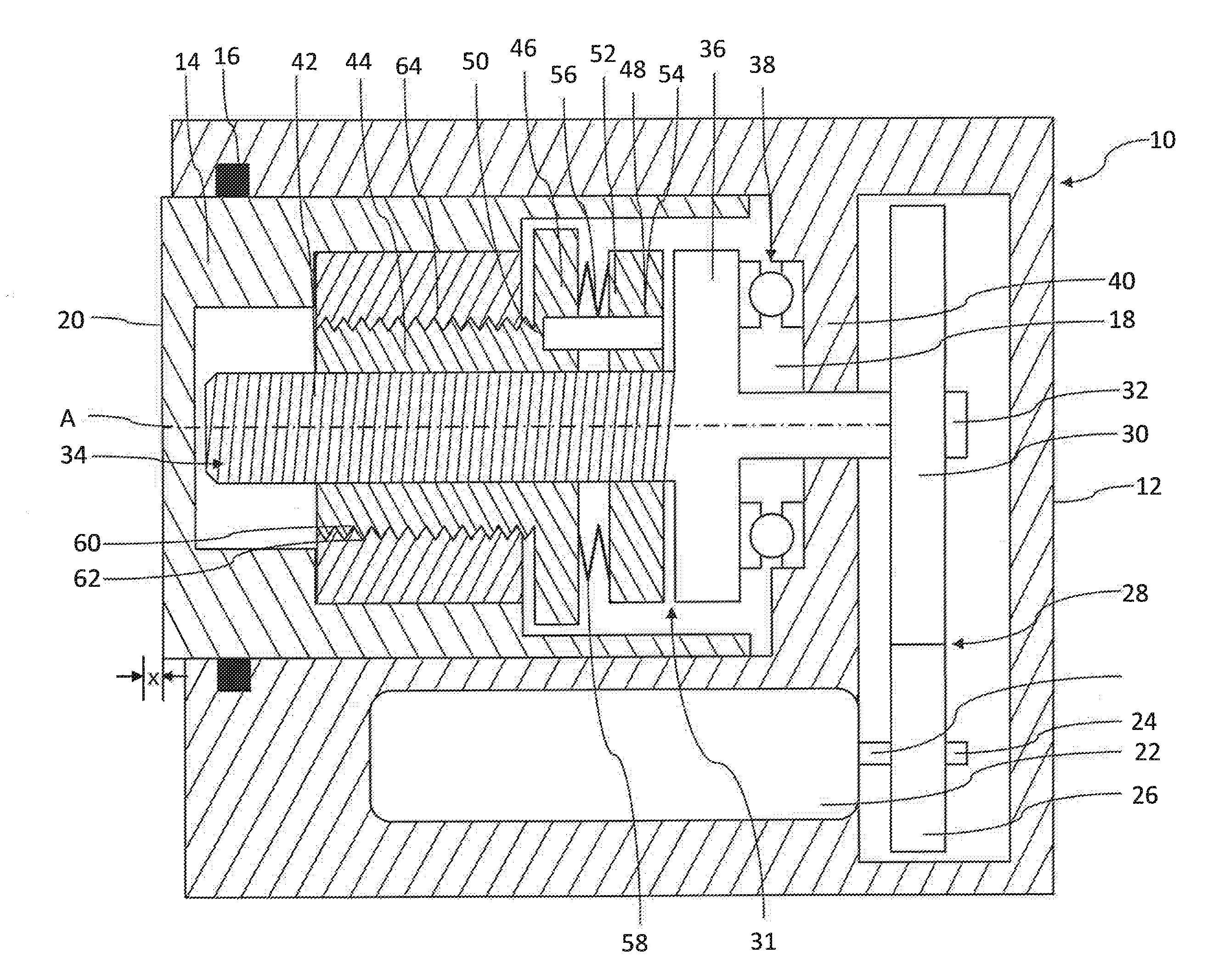 Motor Vehicle Brake, In Particular A Motor Vehicle Brake That Can Be Actuated In A Combined Hydraulic And Electromechanical Manner, Comprising A Multi-Stage Spindle