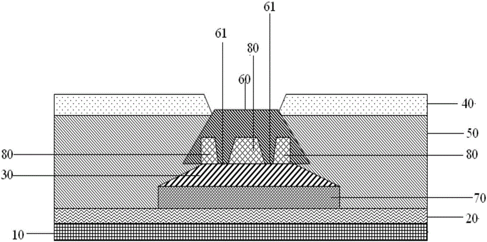 Pad area structure of liquid crystal panel