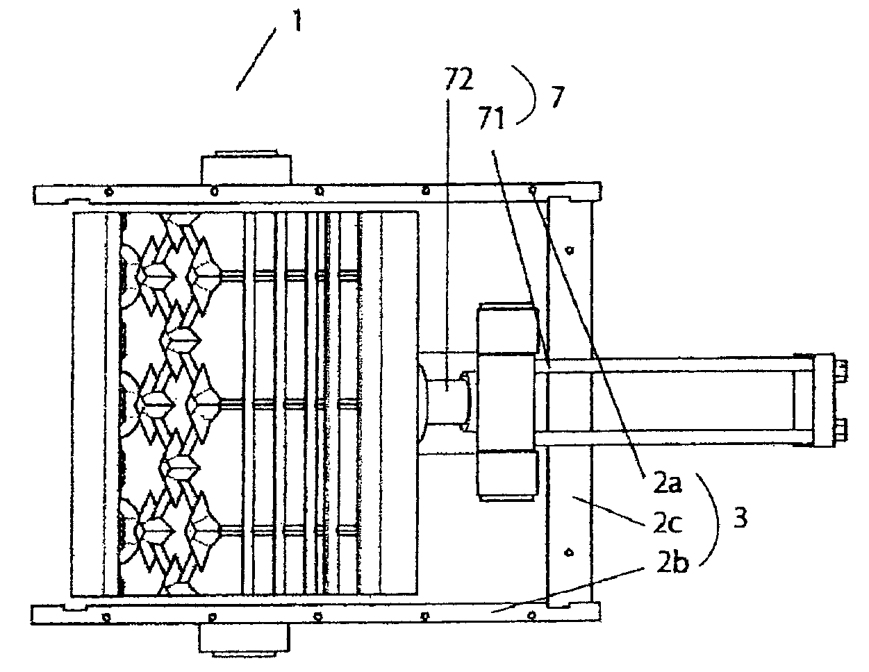 Apparatus for shearing and breaking nonferrous casting