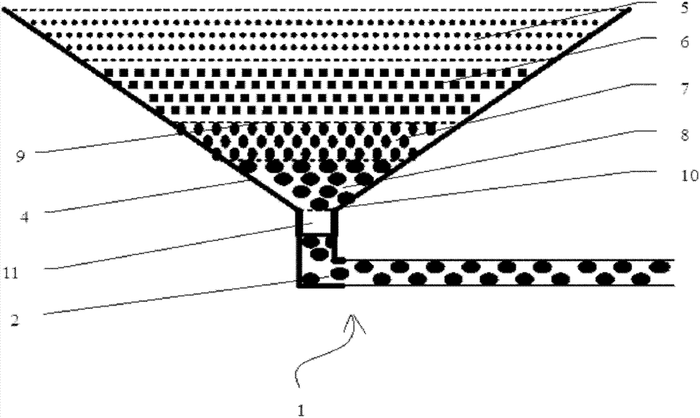 Method and device for collecting and measuring leakage water of large-scale rice field undisturbed soil column