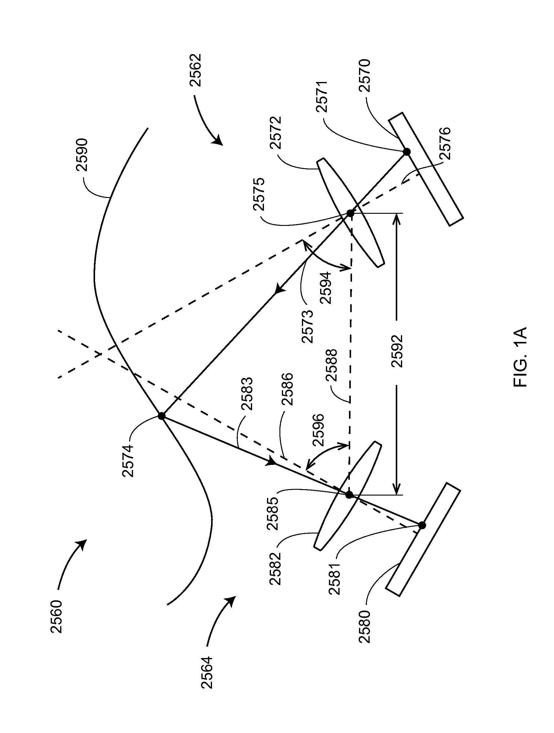 Triangulation scanner having motorized elements