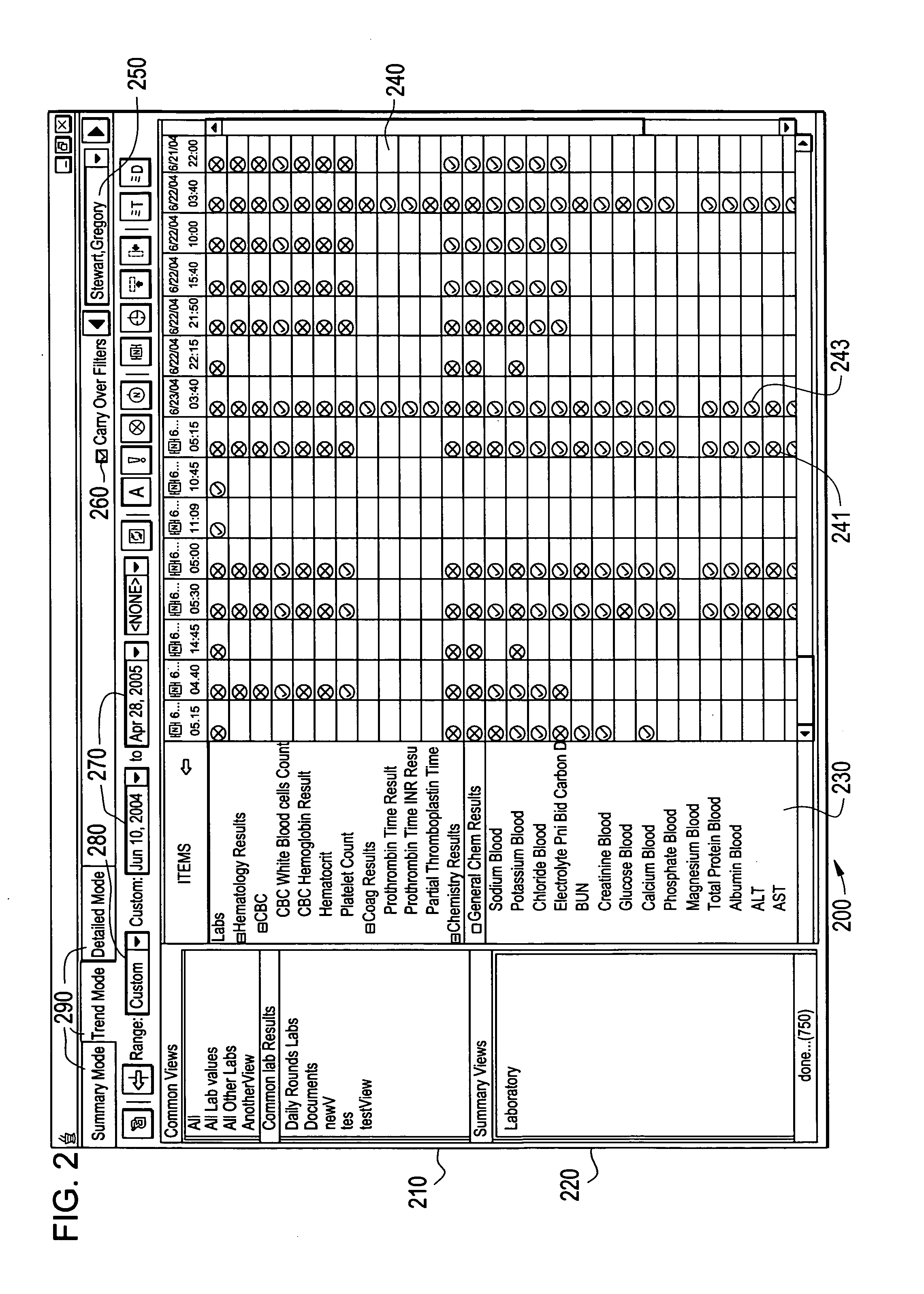 Configurable system and method for results review