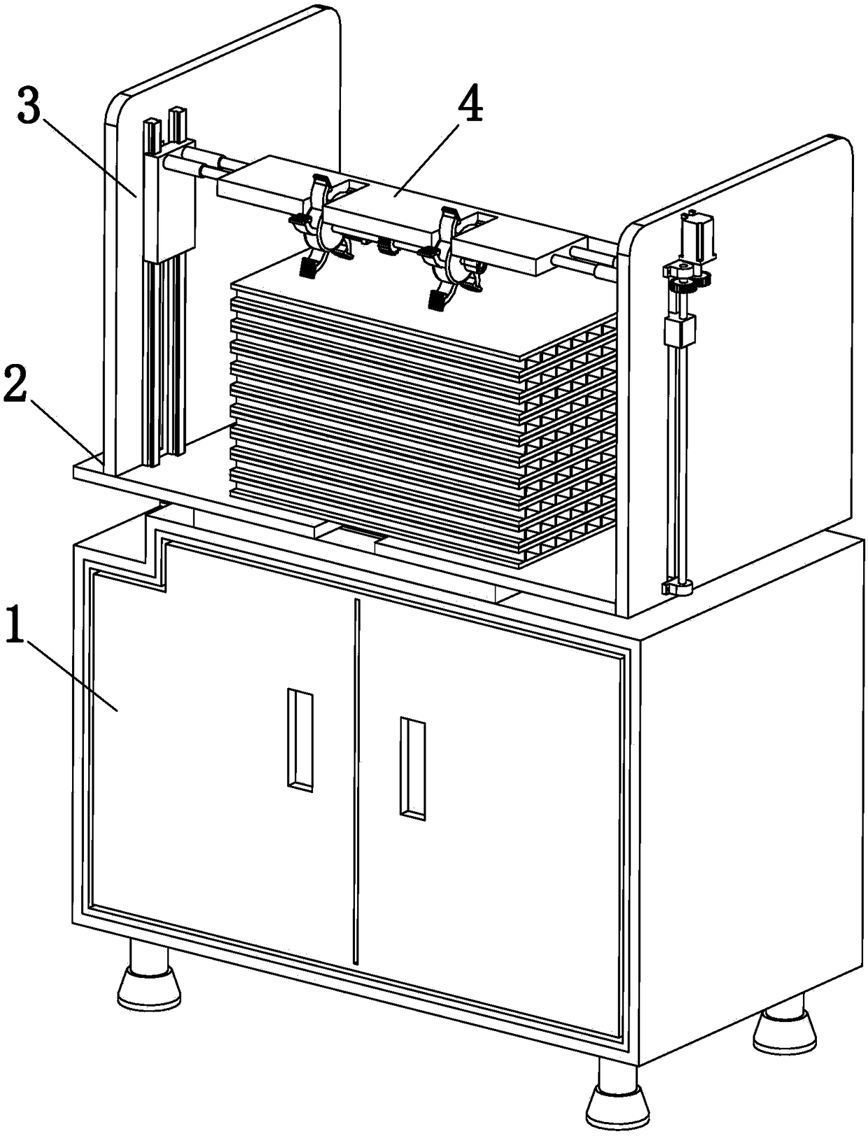 Conveying device for conveying sewage treatment agent at regular time