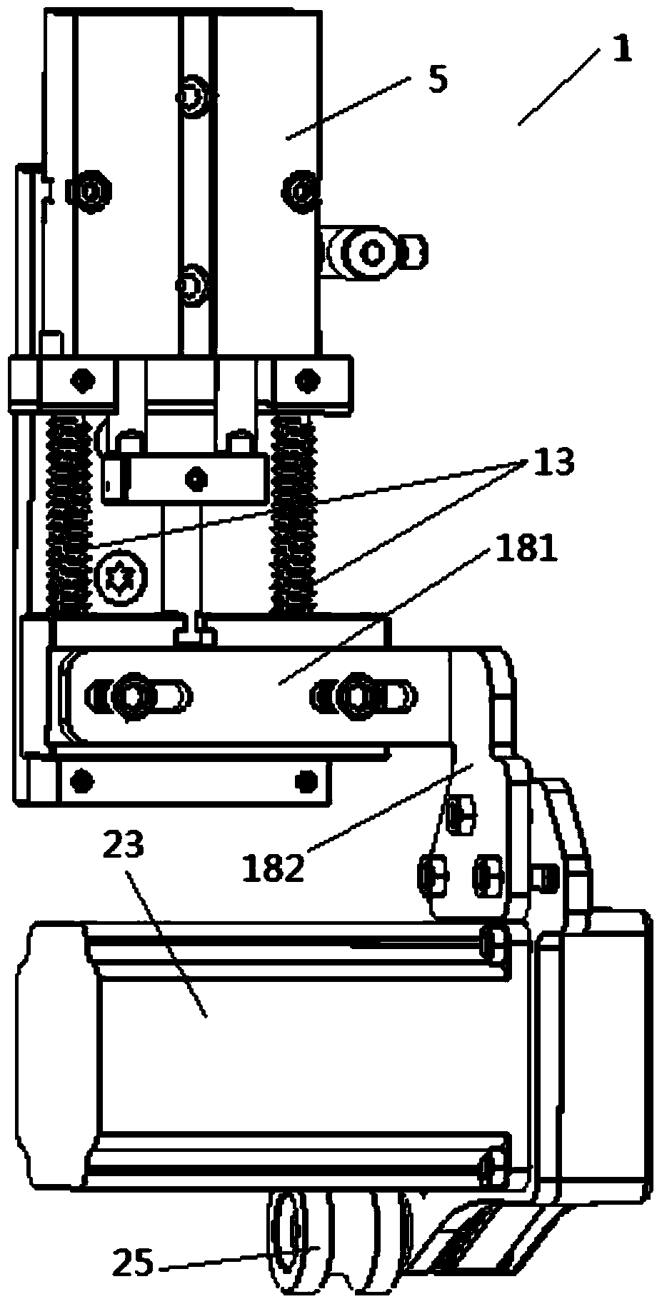 Full-automatic cloth dragging machine
