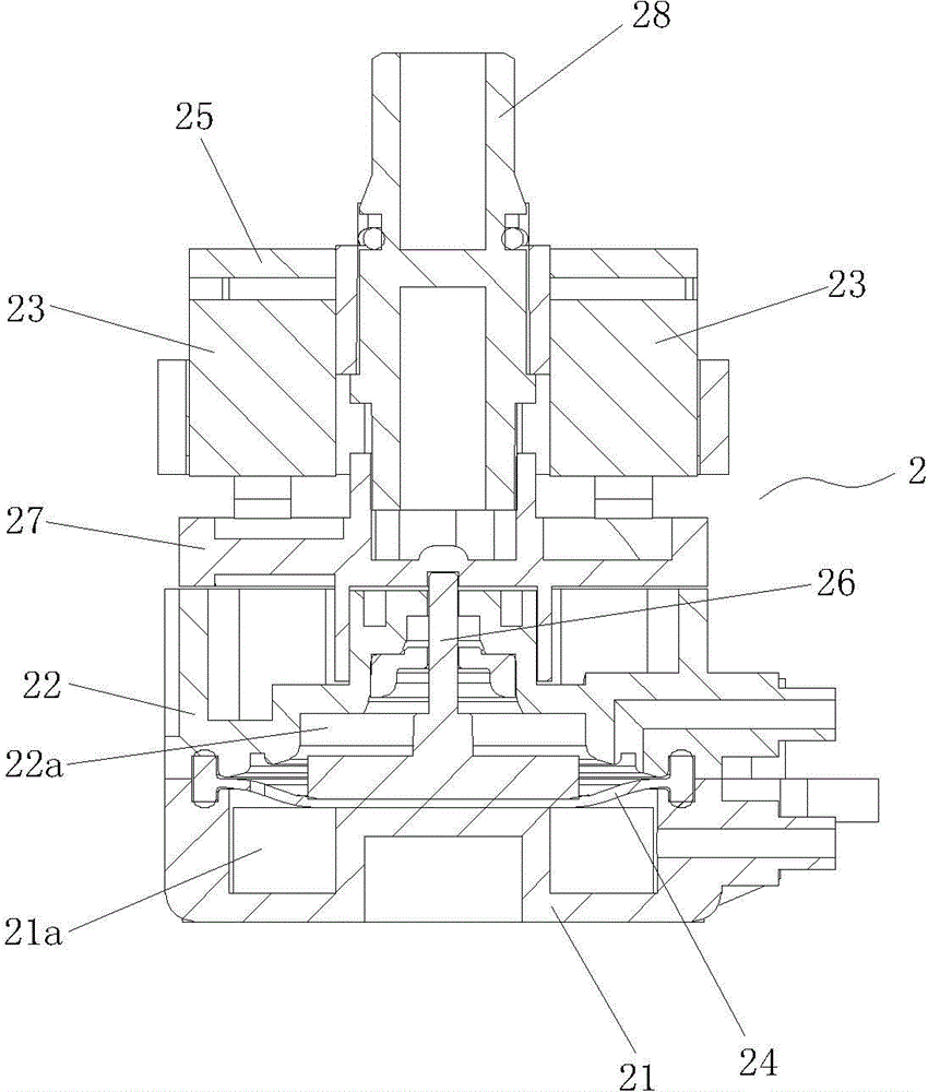 Control device capable of controlling on-off of water and circuits