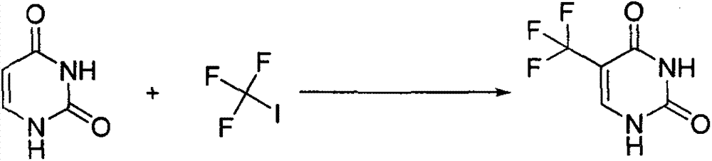 Synthesis method of 5-(trifluoromethyl) uracil