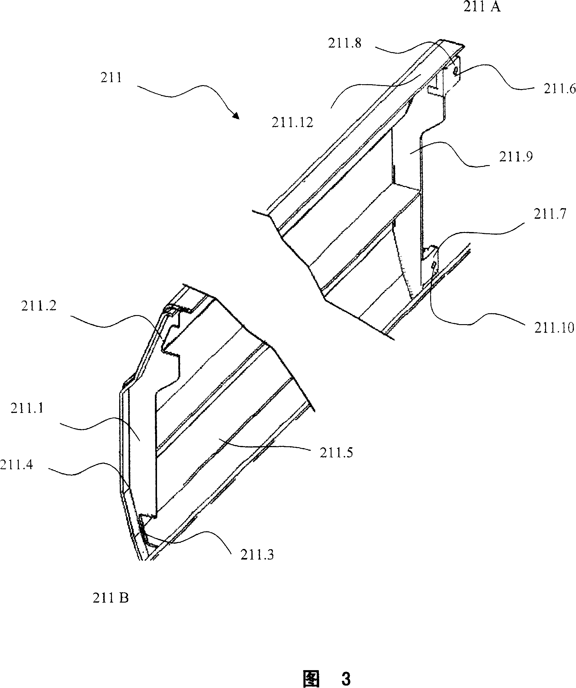 Self-supporting gate or gate sliding on a rail