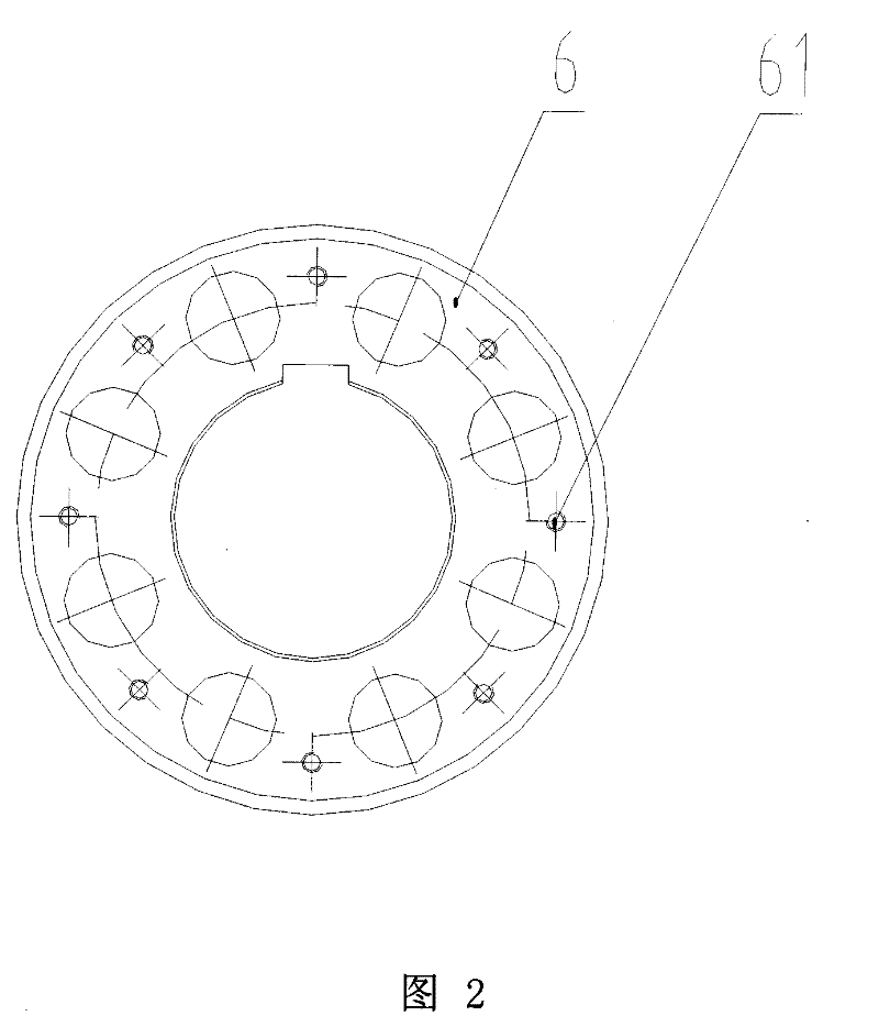 Secondary dynamic balance checking structure and method used for DC motor