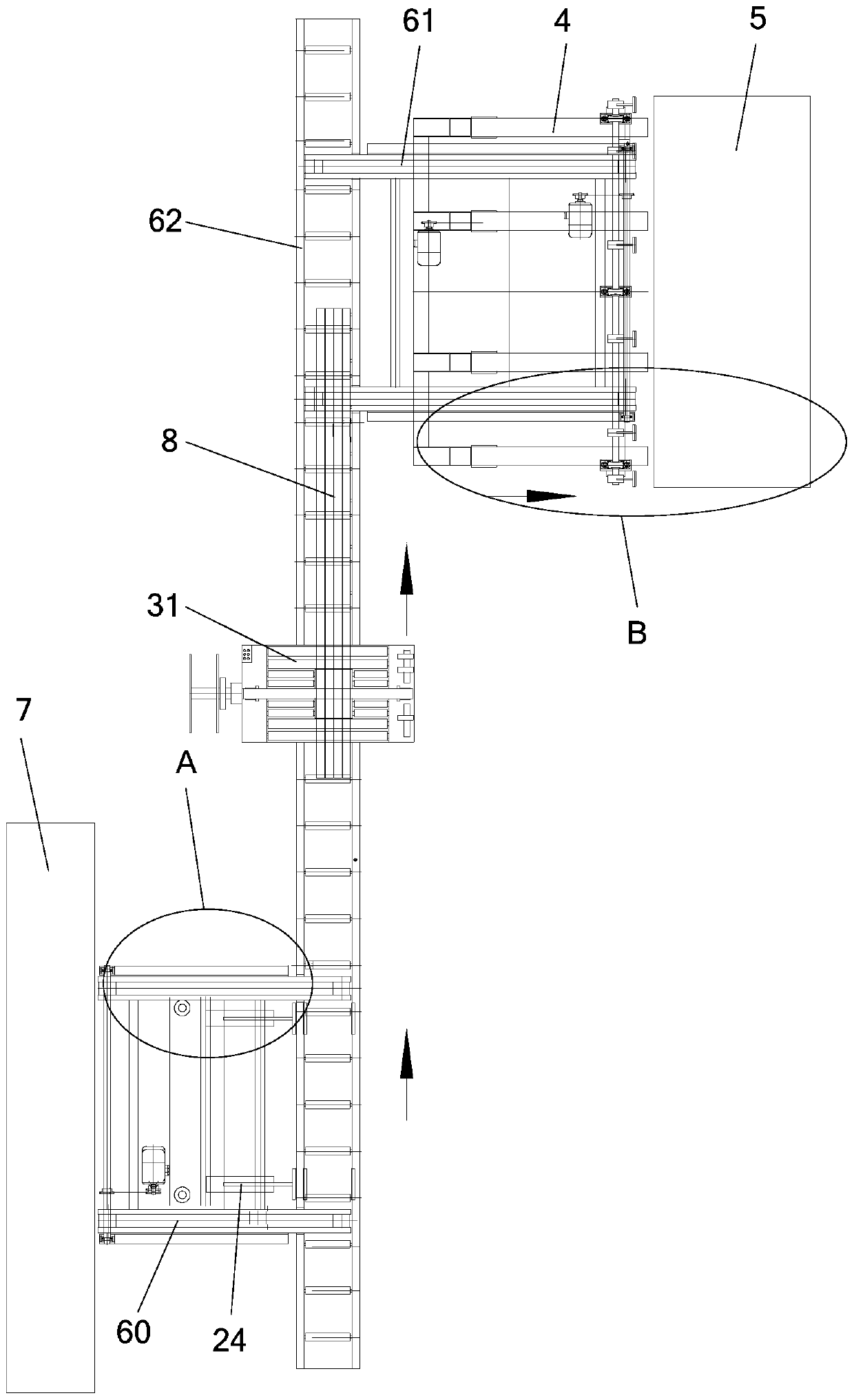 Automatic strapping mechanism