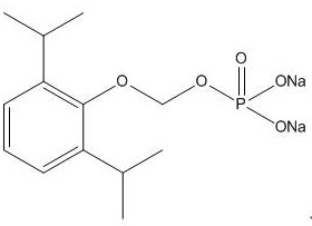 Synthesis method and application of fospropofol sodium and intermediates thereof