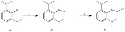 Synthesis method and application of fospropofol sodium and intermediates thereof