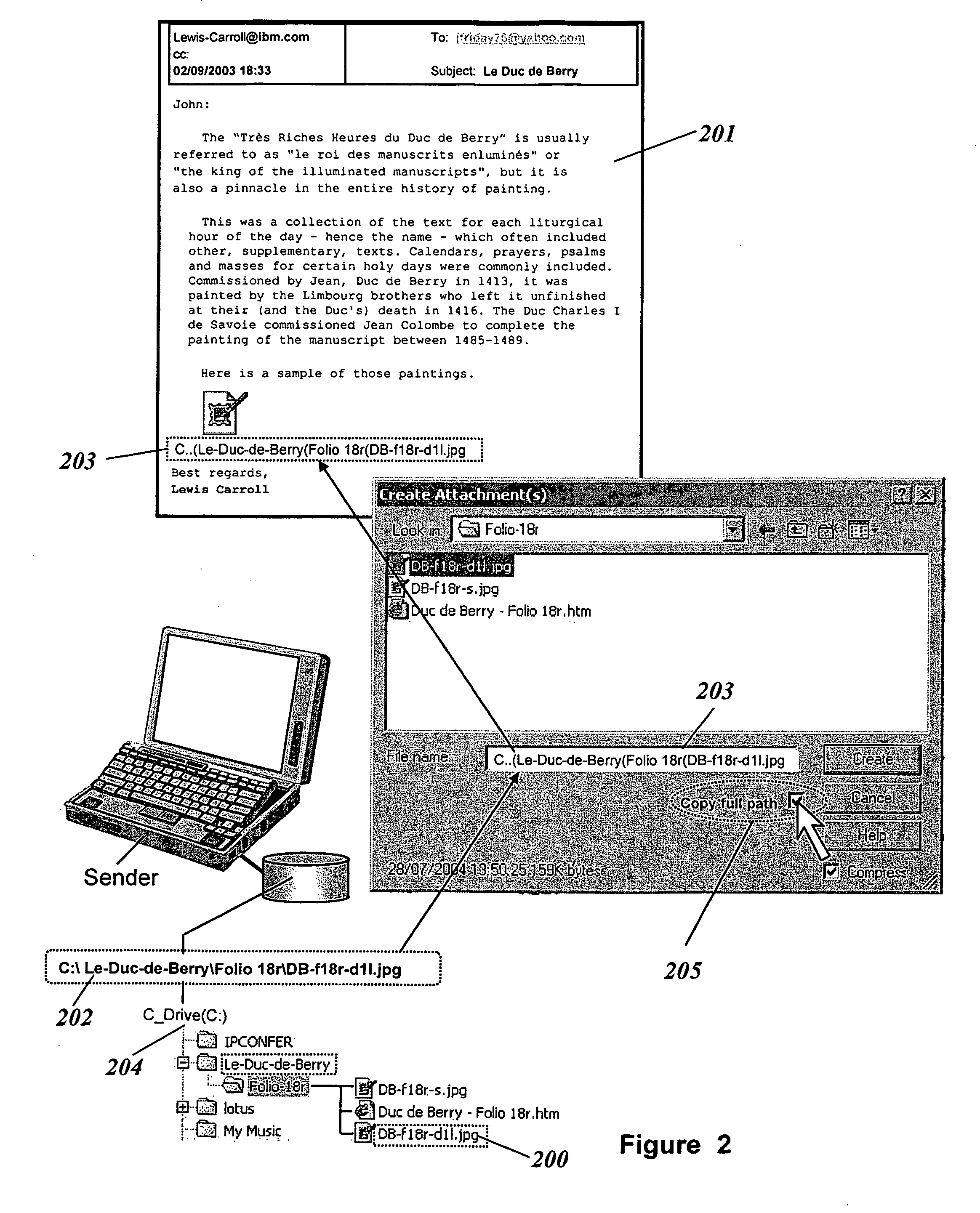 System and method for managing files to be attached to and detached from an electronic document