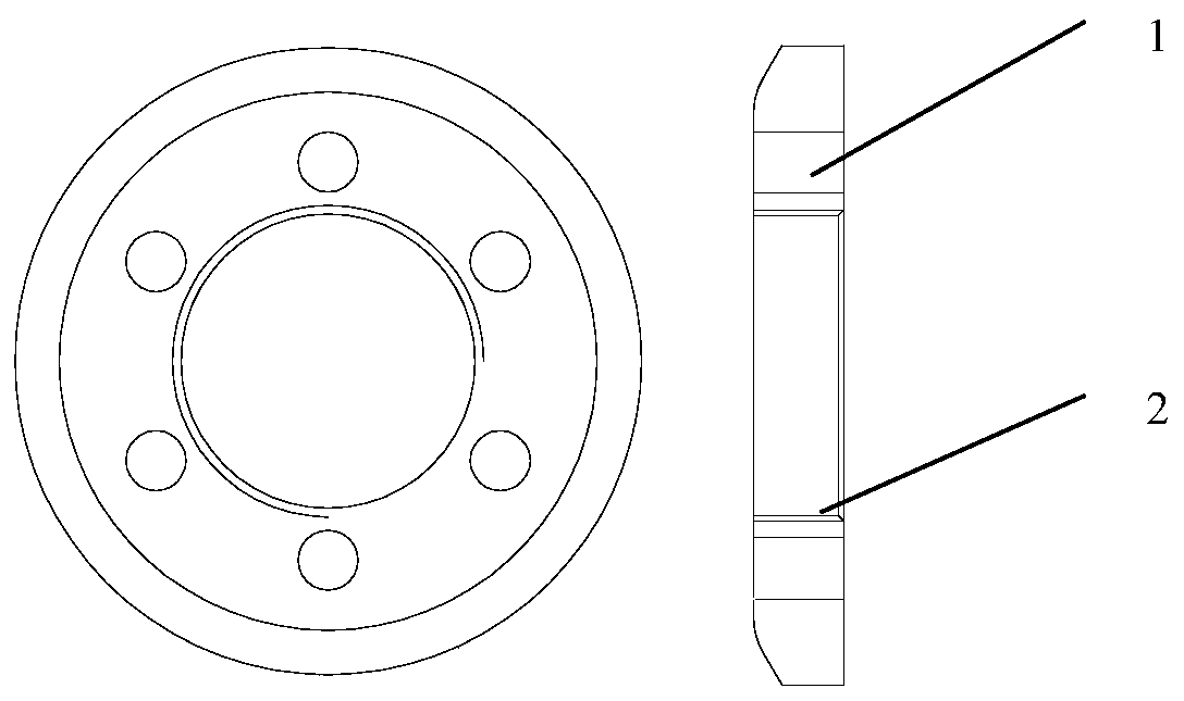 A mechanical locking nut connection anti-loosening structure