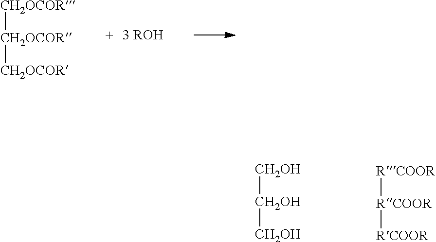 Environmentally benign Anti-icing or deicing fluids employing triglyceride processing by-products