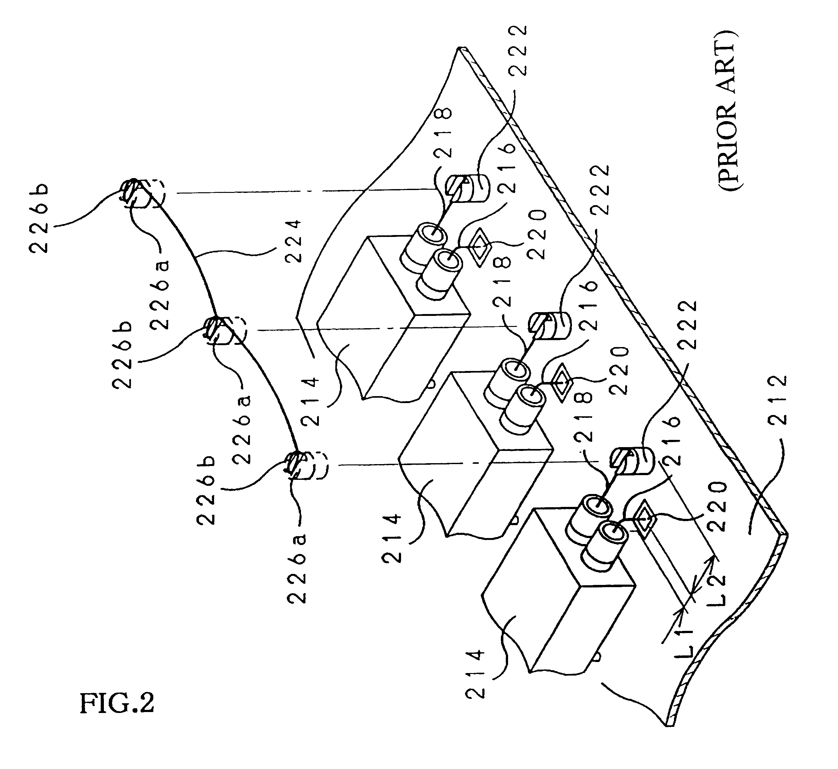 High-insulated stud and printed circuit board therewith