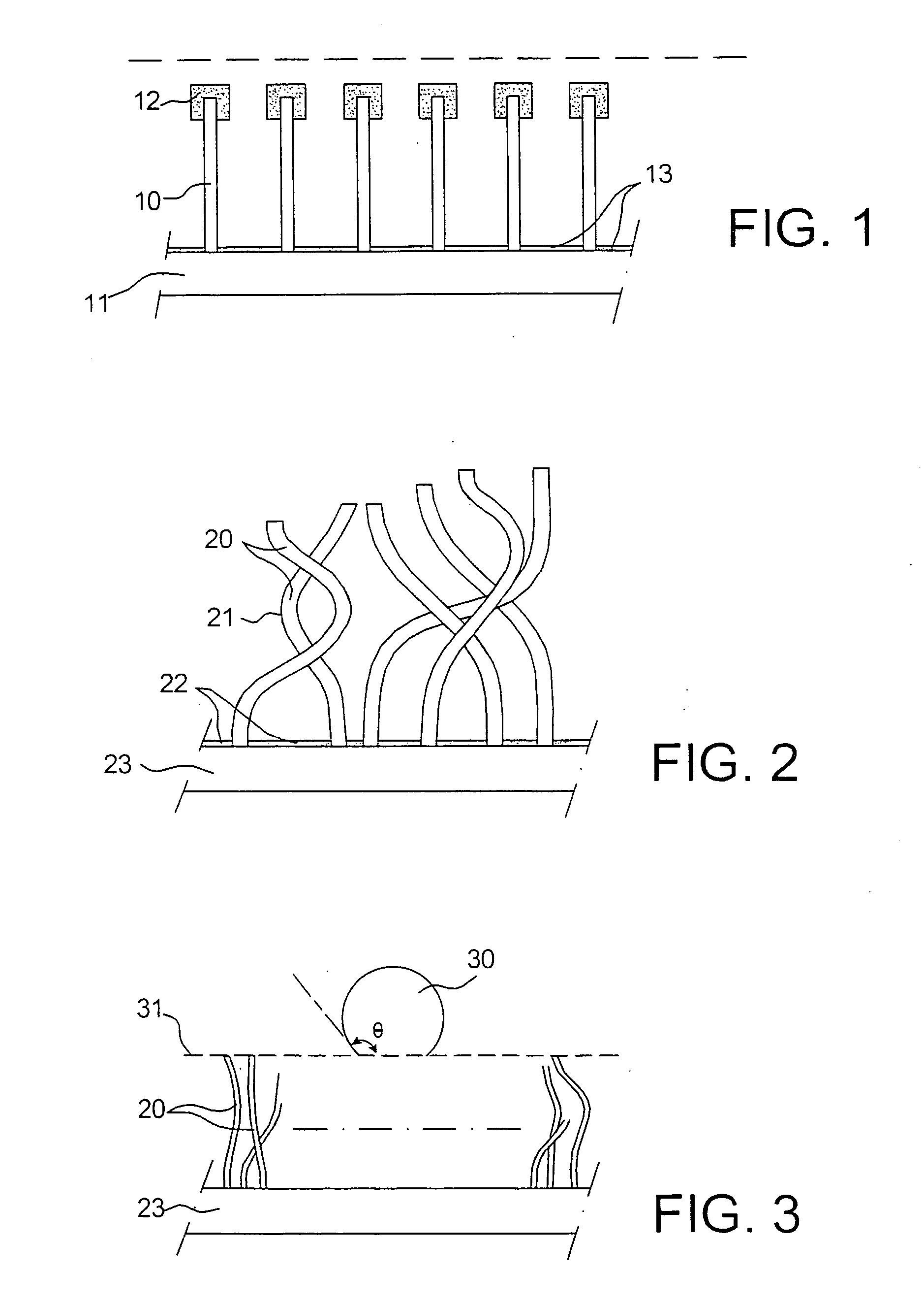Device having a hydrophobic and/or lipophobic surface and method of producing one such device