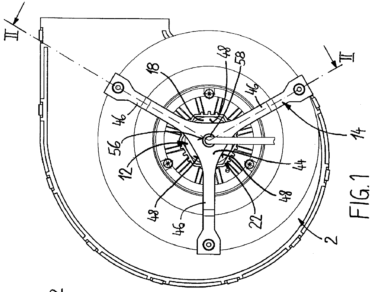 Arrangement for the vibration-isolating suspension of an electric motor