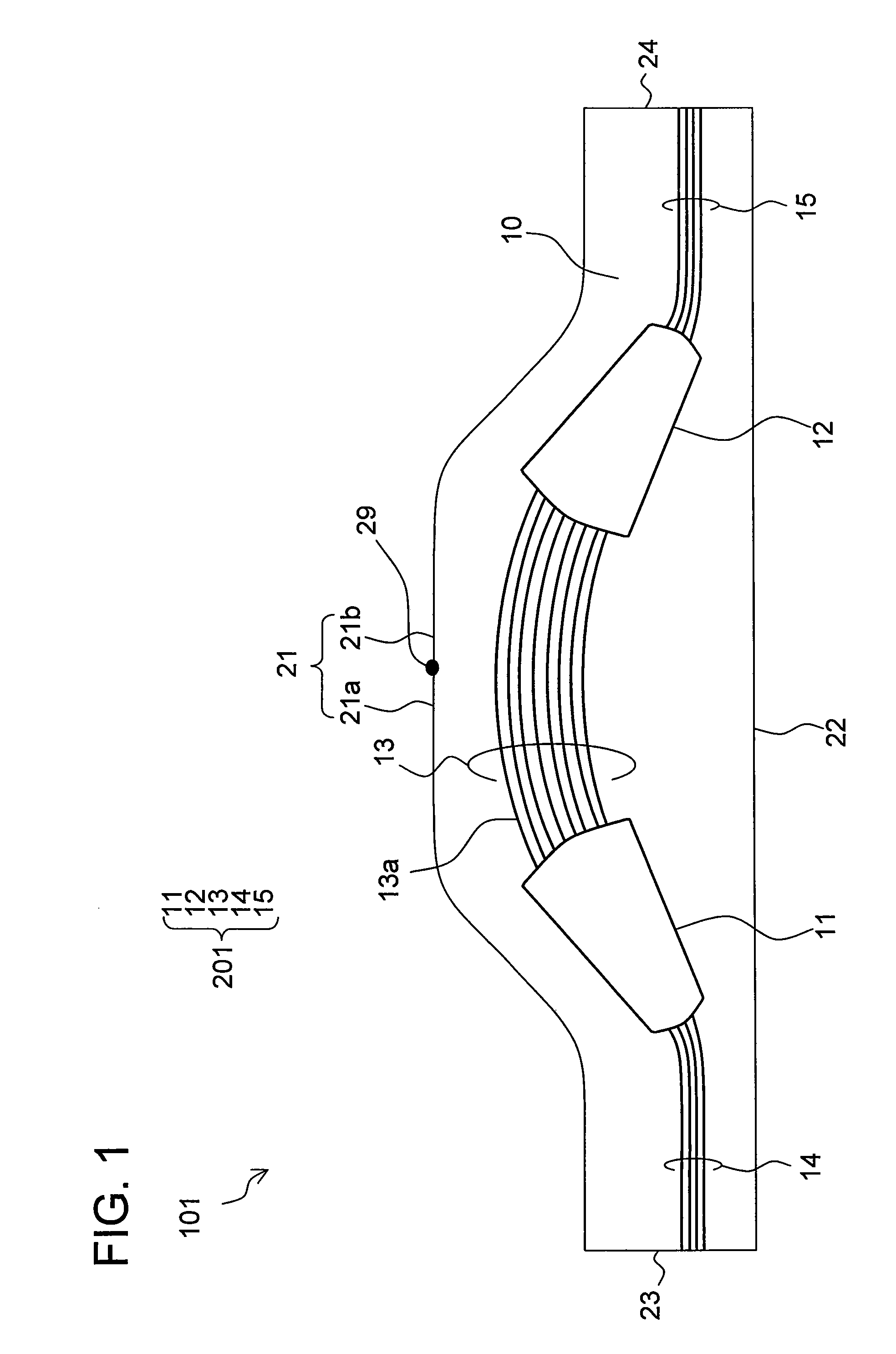 Optical chip for arrayed waveguide grating type optical multiplexer/demultiplexer circuit, waveguide substrate, and method for fabricating optical chip for arrayed waveguide grating type optical multiplexer/demultiplexer circuit