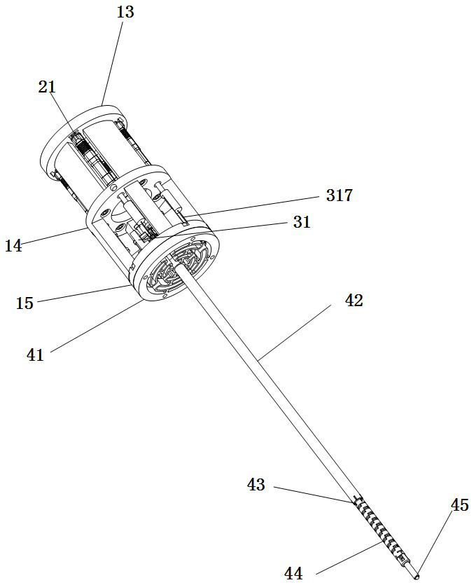 A flexible laparoscopic actuator based on series elastic elements and continuum configuration