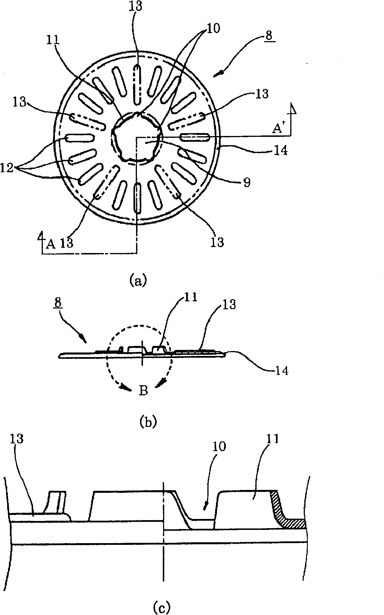 Heat-generating body holding-board and mfg method thereof and smoke curing filling container