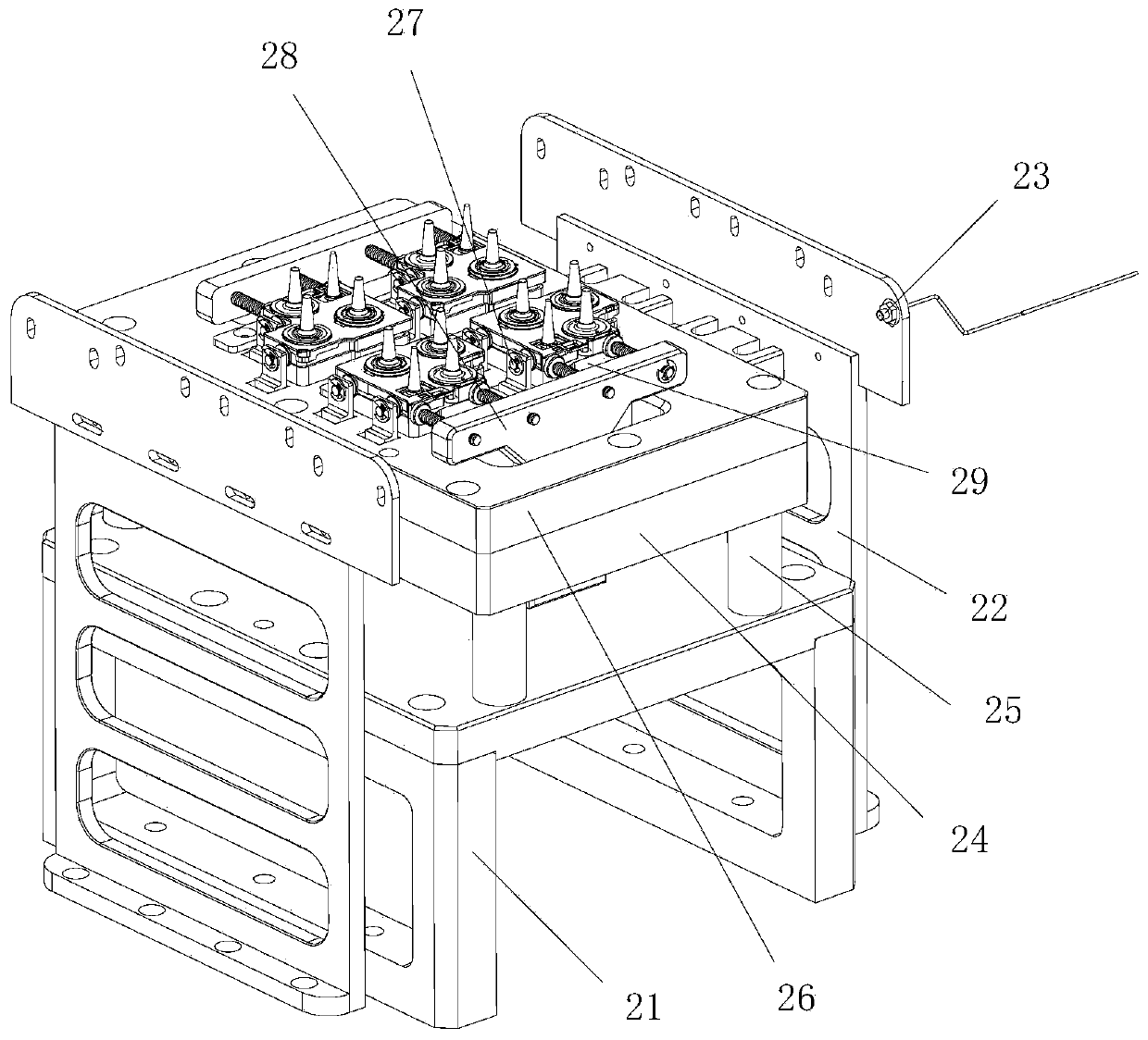 Mobile phone camera cutting and boxing equipment