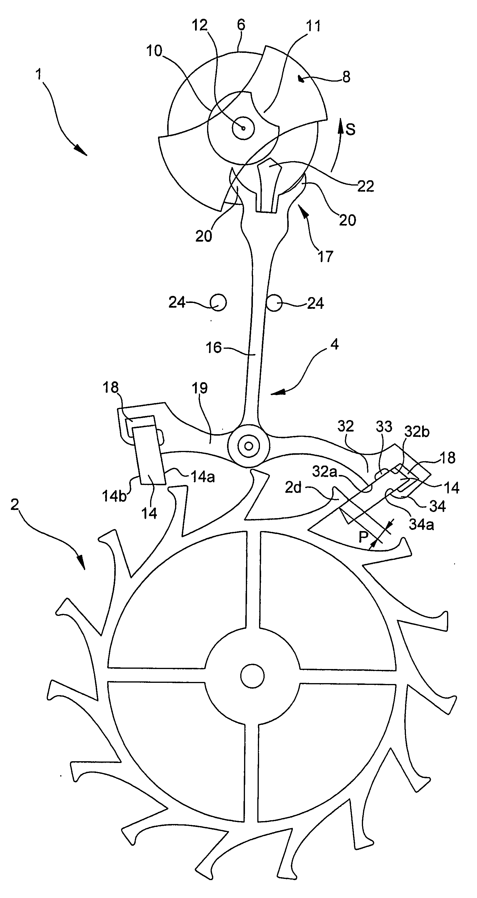 Device and Method for Securing a Pallet-Stone to an Escapement Pallet of a Timepiece Movement