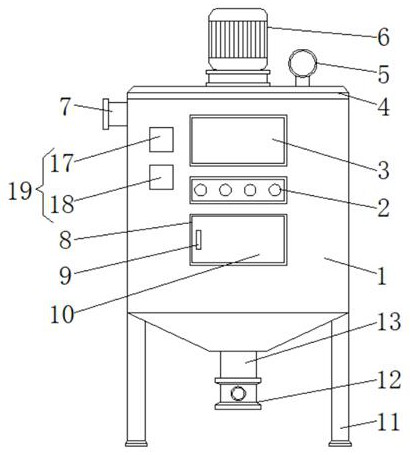 Chemical material preheating temperature control device and operation method thereof