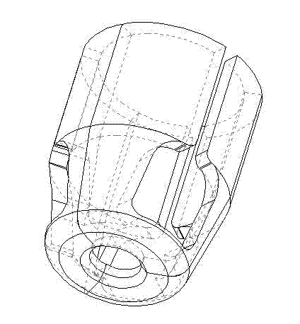 Metal core used in electronic anti-theft tags and manufacturing method thereof