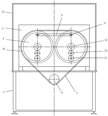 Flying disc type full-automatic winding machine and winding method thereof