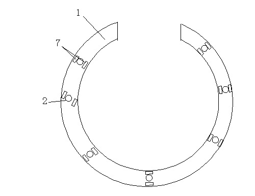 Household flower drip irrigation emitter