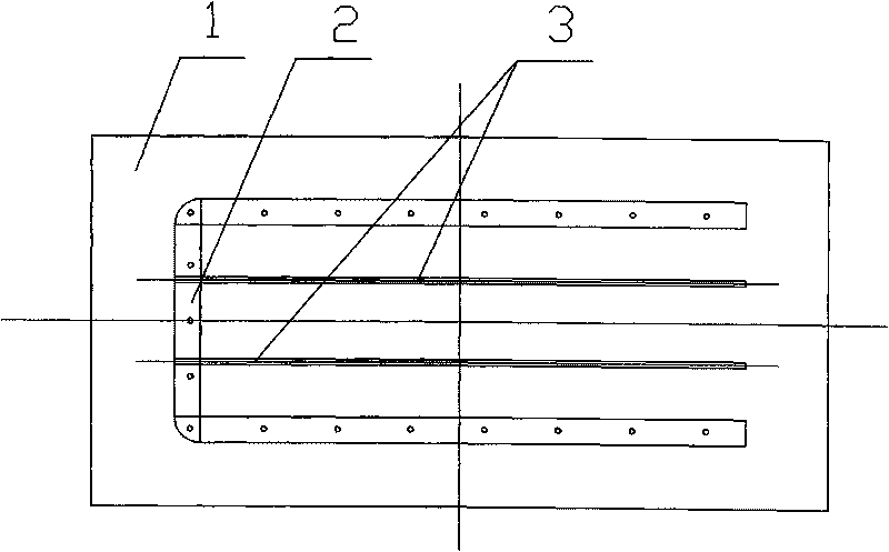 Prebaked-anode template for aluminium electrolysis and preparation and forming technology thereof