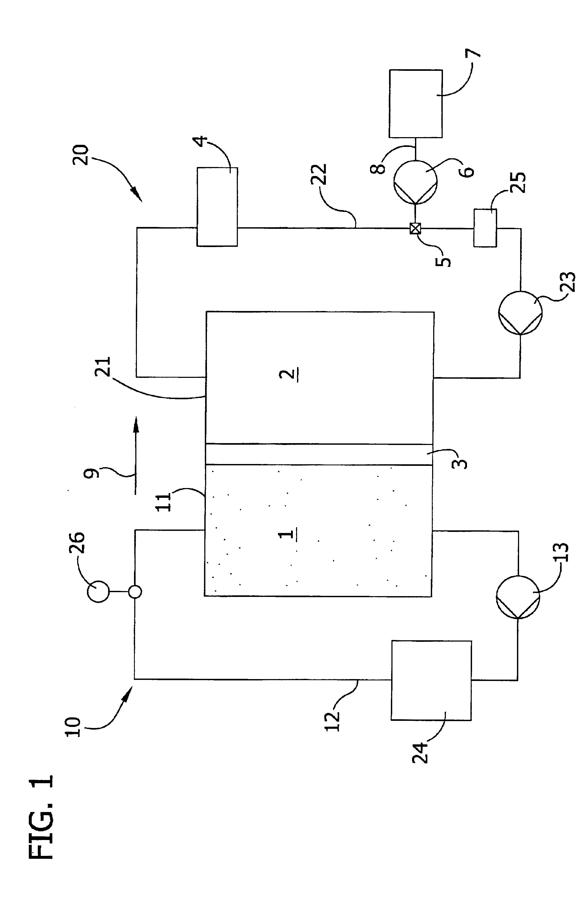 Method and apparatus of purifying an electrolyte