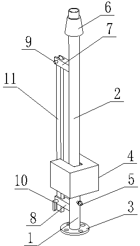 Foldable ventilation tube for oil storage tank of gas station