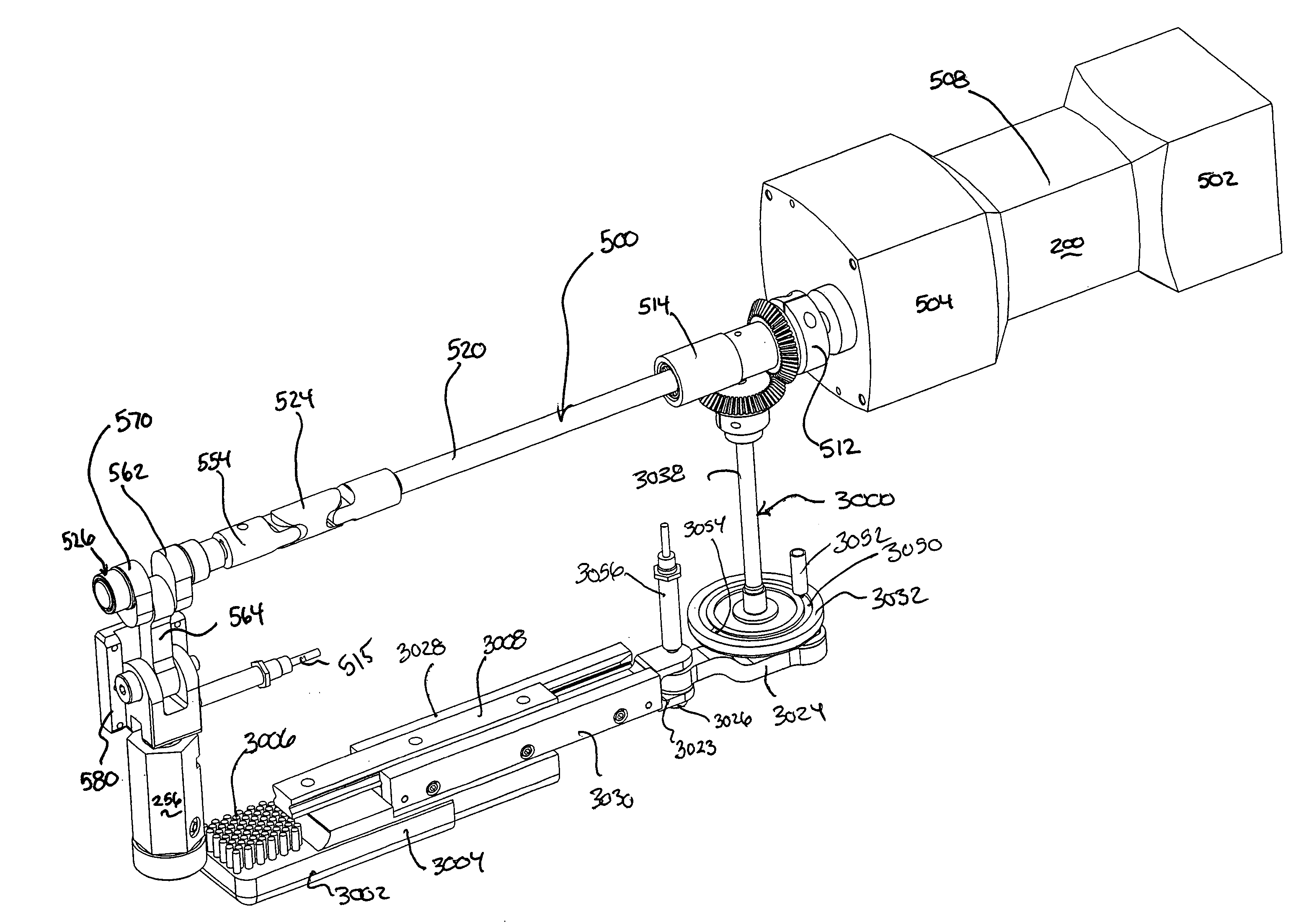 Mixing module drive mechanism and dispensing system with same