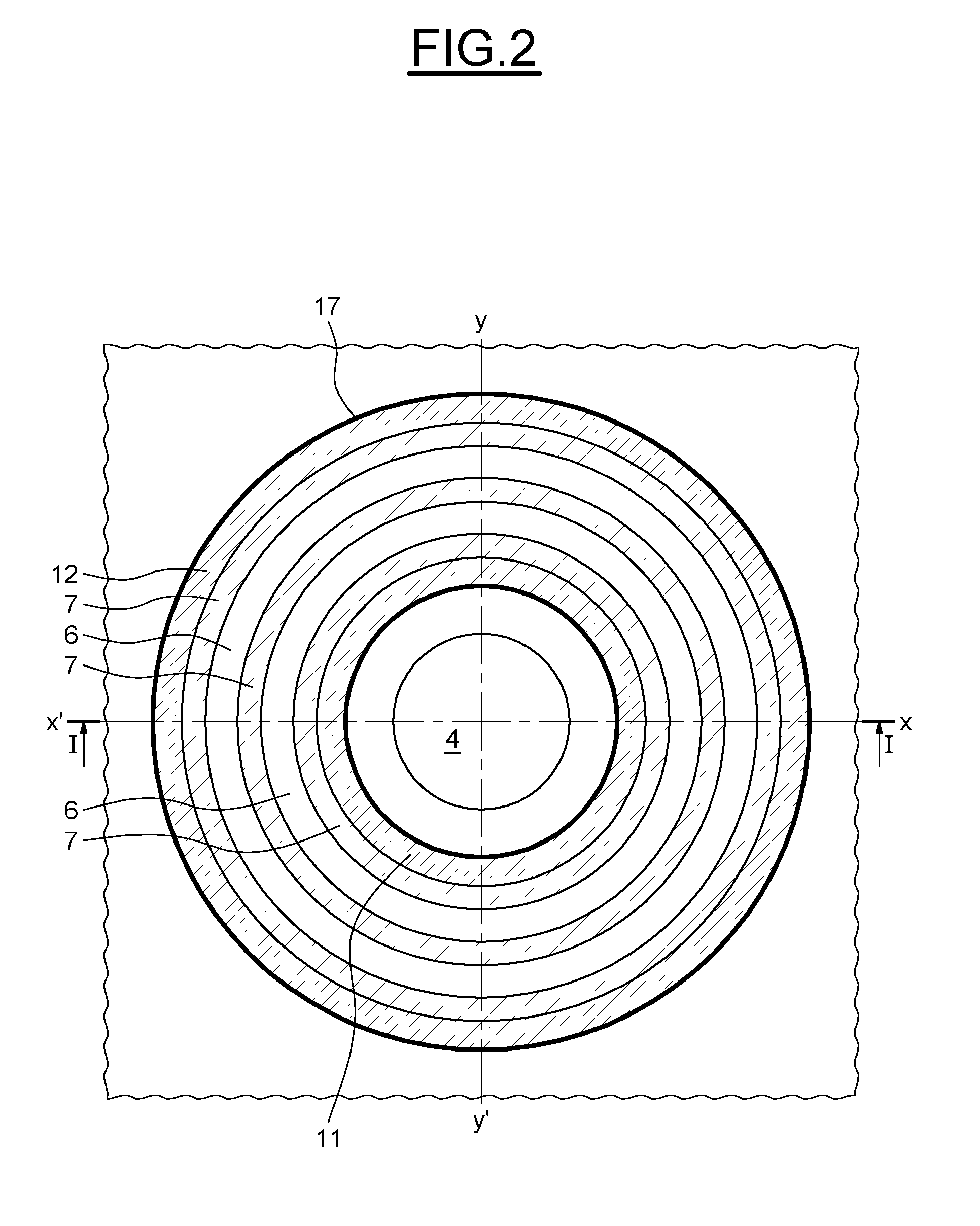 Jacketed magnetic bearing and rotary machine comprising such a bearing