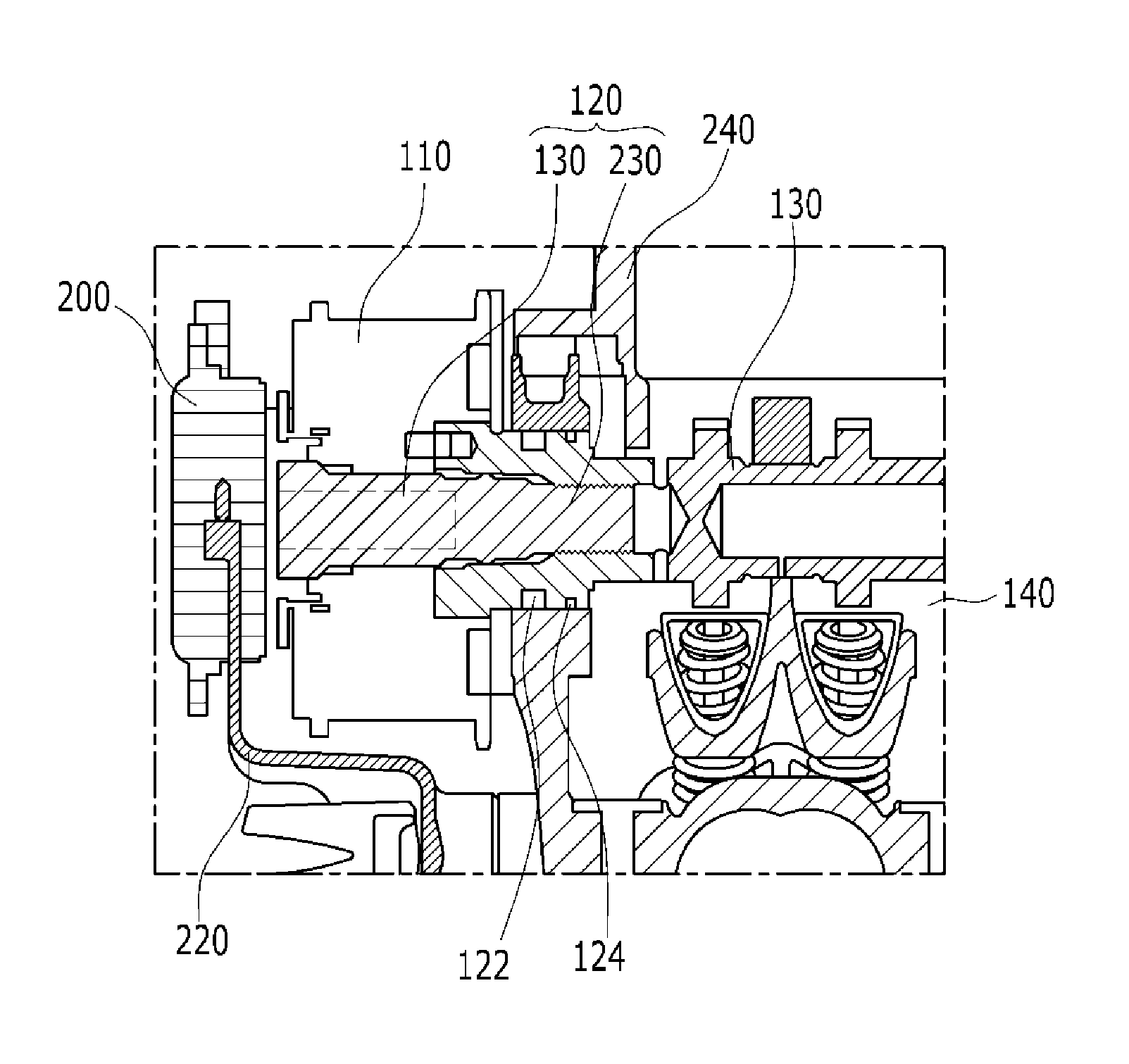 Engine having continuously variable valve timing mechanism