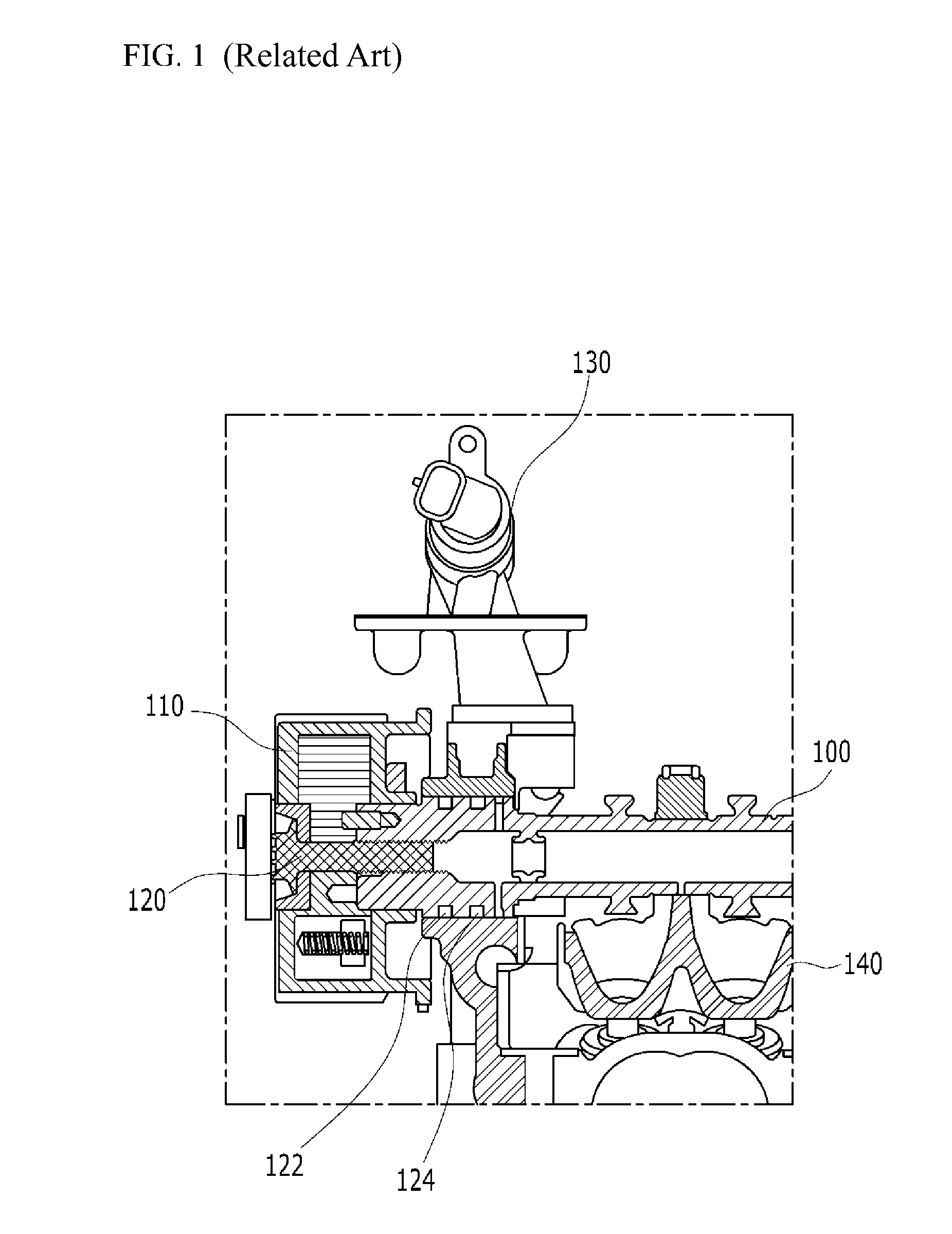 Engine having continuously variable valve timing mechanism