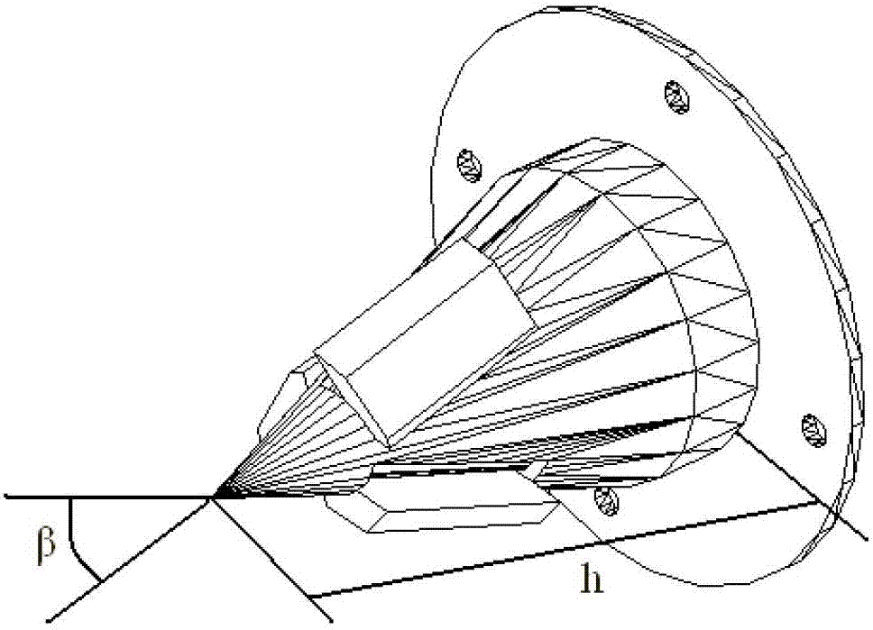 Circular cone type spiral flow generator