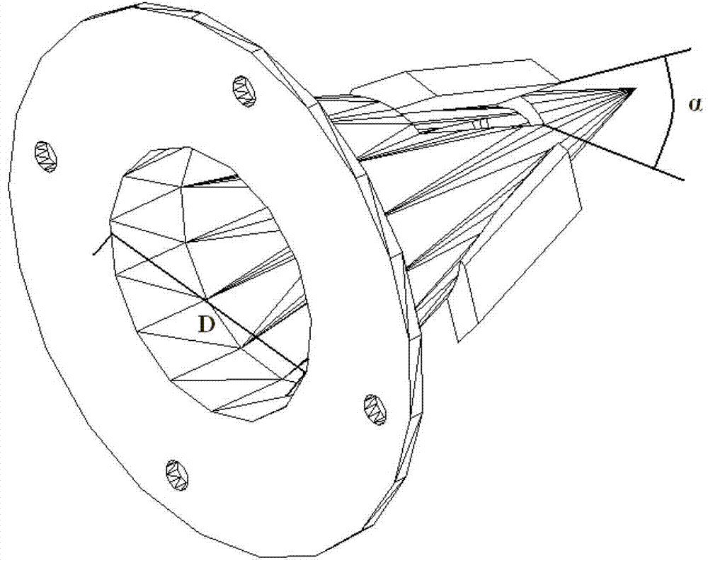 Circular cone type spiral flow generator