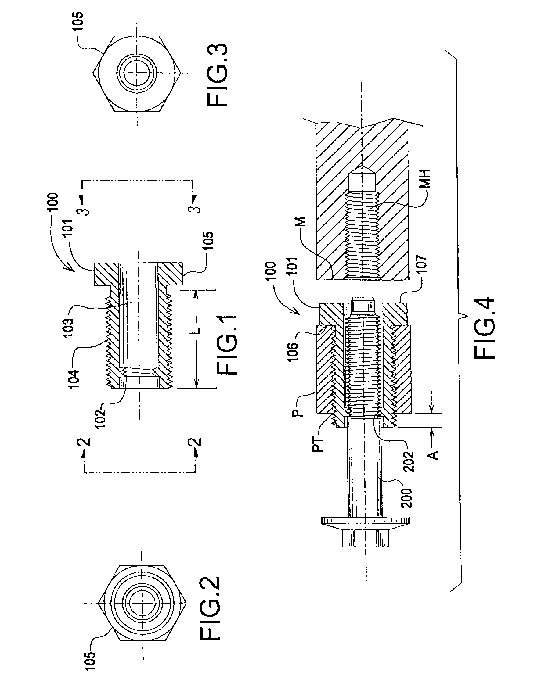 Tolerance compensating mounting device