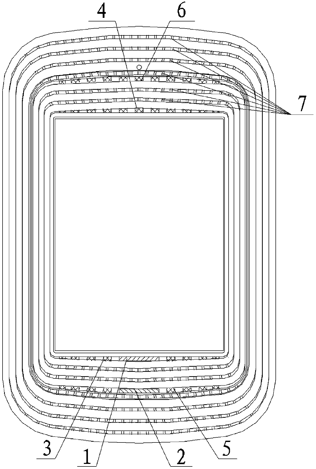 Manufacturing process of anti-sudden short circuit amorphous alloy transformer coil