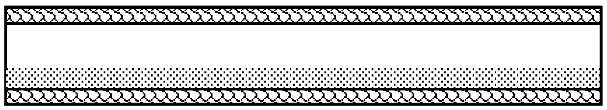 High-water-retaining hydrophilic core and manufacturing method thereof