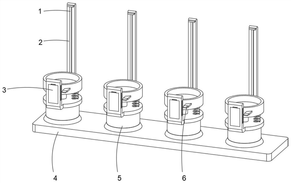 Flower stand based on buoyancy