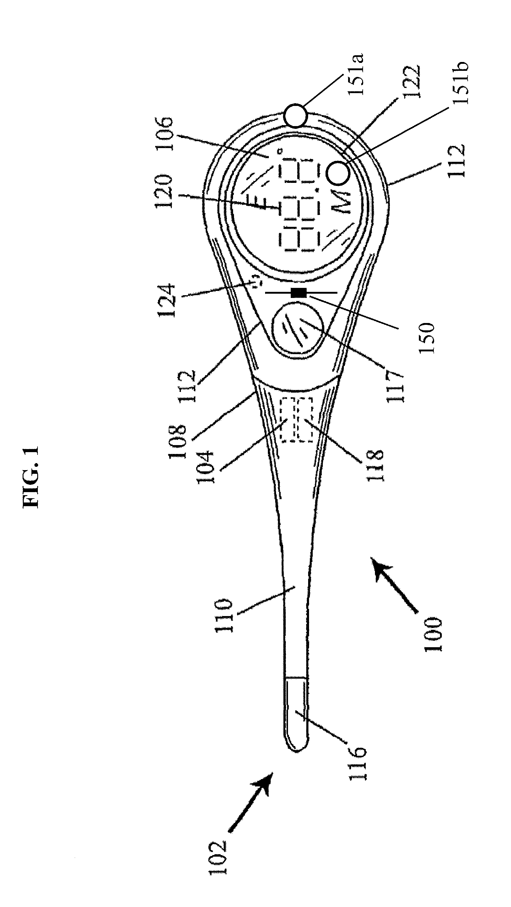 Thermometer with age specific feature selection